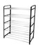 LAVISH   5-Tier Metal Shoe Rack Organizer   Sturdy Storage Shelf for Shoes, Slippers &amp; Heels   Lightweight, Compact &amp; Space-Saving Shoe Stand for Entryway, Closet, Hallway &amp; Bedroom