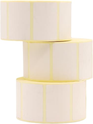 Barcode Label Stickers 1.5" &times; 1.0" (38 &times; 25 mm) &ndash; Thermal Transfer Label Rolls (3 Rolls), Self Adhesive Sticky Labels