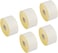 Thermal Transfer Barcode Label Stickers 2.0" &times; 1.0" (50 &times; 25 mm)  &ndash; Self Adhesive Label Rolls, Pack of 5