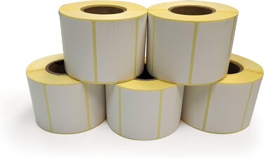 Direct Thermal Barcode Label Sticker POS 3.0" &times; 2.0" (80 &times; 50 mm)  500 Labels per 5 Rolls