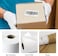 Combo Pack &ndash; 2 Rolls 5cm x 3cm Barcode Label Stickers (1000 Each) + 2 Rolls 55mm x 74m Transfer Wax Ribbon &ndash; Self Adhesive Thermal Transfer Labels