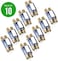 Black Thermal Transfer Wax Ribbon 55mm x 74m &ndash; Barcode Printer Ribbon Rolls, Pack of 10, Compatible with Zebra, Eltron, Datamax Printers