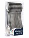 LAVISH 50 Pcs Mini Silver Plastic Spoons &ndash; 10 cm Reusable Cutlery for Parties, Dessert, Baking &amp; Tasting &ndash; Durable &amp; Elegant Small Spoons