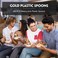 LAVISH 50 Pcs Mini Light Golden Plastic Spoons &ndash; 10 cm Reusable Cutlery for Parties, Dessert, Baking &amp; Tasting &ndash; Durable &amp; Elegant Small Spoons