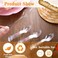 LAVISH 50 Pcs Mini Clear Plastic Spoons &ndash; 10 cm Reusable Cutlery for Parties, Dessert, Baking &amp; Tasting &ndash; Durable &amp; Elegant Small Spoons