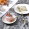 LAVISH Mini Disposable Light Golden Forks For Desserts - Pack Of 100 Dessert Forks &ndash; Size: 4 Inch - Real Flatware Look - BPA Free - Food Safe