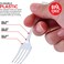 LAVISH Mini Disposable Clear Forks For Desserts - Pack Of 100 Dessert Forks &ndash; Size: 4 Inch - Real Flatware Look - BPA Free - Food Safe