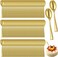 LAVISH Mini Disposable Light Golden Spoons For Desserts - Pack Of 100 Dessert Spoons &ndash; Size: 4 Inch - Real Flatware Look - BPA Free - Food Safe