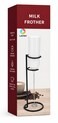 Powerful Handheld Milk Frother with Stand &ndash; White Mini Electric Foam Maker &amp; Drink Mixer for Coffee, Cappuccino, Latte, Matcha &amp; Hot Chocolate