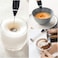 Rechargeable Milk Frother Handheld Foam Maker Stainless Whisk for Coffee Latte Cappuccino Mixer Random Color