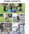 Round Rainbow Folding Stool - Portable Camping Stool   Lightweight Collapsible for Outdoor, Picnic, Beach, Travel, Hiking - Durable &amp; Compact Design