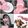 Silicone Dishwashing Gloves Magic Cleaning Gloves Reusable Scrubber Gloves for Kitchen Car Bathroom and Pet Grooming Multicolor 1 Pair