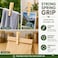 Wooden Bamboo Clothespins 20 Pcs Heavy Duty Clothes Pins Strong Grip Multipurpose Laundry Clips for Clothesline Air Drying Crafts Kitchen and Home Organization