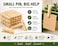Wooden Bamboo Clothespins 20 Pcs Heavy Duty Clothes Pins Strong Grip Multipurpose Laundry Clips for Clothesline Air Drying Crafts Kitchen and Home Organization