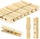 Wooden Bamboo Clothespins 40 Pcs Heavy Duty Clothes Pins Strong Grip Multipurpose Laundry Clips for Clothesline Air Drying Crafts Kitchen and Home Organization