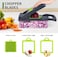 16-in-1 Vegetable Chopper and Slicer, Multifunction Food Chopper with Container and Drain Basket for Kitchen, Onion and Salad Chopper Tool Set
