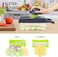 16-in-1 Vegetable Chopper and Slicer, Multifunction Food Chopper with Container and Drain Basket for Kitchen, Onion and Salad Chopper Tool Set