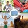 LAVISH Waterproof Foldable Picnic Blanket 145 x 180 cm   Portable Outdoor Beach Mat for Camping, Hiking, Travel &amp; Garden Use   Blue   Pack of 1