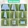 LAVISH Foldable Waterproof Beach Picnic Blanket 145 x 180 cm   Portable Outdoor Camping &amp; Travel Mat for Family Picnic &amp; Hiking   Blue   Pack of 2