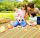 LAVISH Foldable Outdoor Picnic Mat 90 x 200 cm Lightweight Woven Camping Beach Floor Mat Multicolor Portable Travel Mat Pack of 1