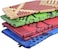 LAVISH Foldable Outdoor Picnic Mat 90 x 200 cm Lightweight Woven Camping Beach Floor Mat Multicolor Portable Travel Mat Pack of 1
