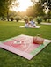 LAVISH Foldable Outdoor Picnic Mat 90 x 200 cm Lightweight Woven Camping Beach Floor Mat Multicolor Portable Travel Mat Pack of 2