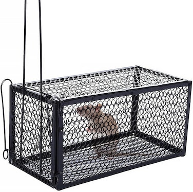 Humane Rat Trap, Live Mouse Rat Trap Cage, Thicken Steel Mice Traps for Small Rodent Animals, for Indoor and Outdoor