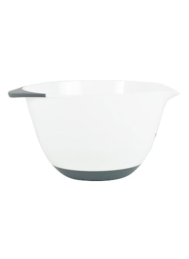 Mixing Bowl With TPR Base White 1Liters