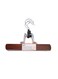 Can Do 4-Piece Clamp Hanger Set Brown/Silver/Black Standard