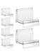 Weysat Purse Display Stand Clear Acrylic Handbag Stand Jewelry Wallet Displays Holder Organizer Acrylic Purse Rack for Closet (6 Pcs)