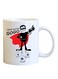 Your Wall Crime Master Gogo Printed Coffee Mug White/Black/Red