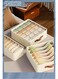 3 Sizes Clothes Storage Boxes Stackable Wardrobe Organizer Boxes for Underwear, Socks, Bra, Neckties, Pajamas, Shirt, Loungewear and ect