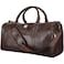 Mounthood Croco   Pu Leather Duffel Bag - Brown