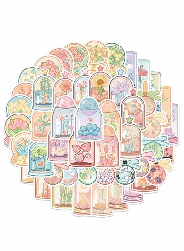 Pcs Cute Waterproof Stickers for Water Bottles Hydro Flask Laptop and Skateboards Vinyl Decals
