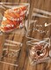 100 PCS Clear Bread Plastic Bags Baking Packaging Cookie Bags for Homemade Bread with Self-Sealing Strip
