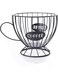 Coffee Pod Holders for Counter&iuml;&frac14;&OElig;K Cup Holders for Counter&iuml;&frac14;&OElig;Coffee Pods Storage Organizer&iuml;&frac14;&OElig;Large Capacity Black Wire K Cup Storage- Modern Coffee Basket Decor for Kitchen Countertop