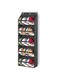 HOUSLET Over Door Hat Racks for Baseball Caps, Clear Deep Pockets Hat Organizer for Closet or Wall Hold 60 Hats Storage Holder With 3 Hooks Caps Display, QYHK027