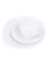 Shallow 12-Piece Porcelain Dinnerware Set &ndash; Elegant Ceramic Crockery for 4   Includes 26.8 cm Dinner Plates, 20 cm Side Plates, and 15 cm Bowls, White