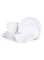 Shallow 12-Piece Porcelain Dinnerware Set &ndash; Elegant Ceramic Crockery for 4   Includes 26.8 cm Dinner Plates, 20 cm Side Plates, and 15 cm Bowls, White