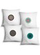 BonaBasics, 4 Pieces Decorative Pillow Cover,standard cushion,printed  45x45 cm  100% Polyester, designed and manufactured in Turkey
