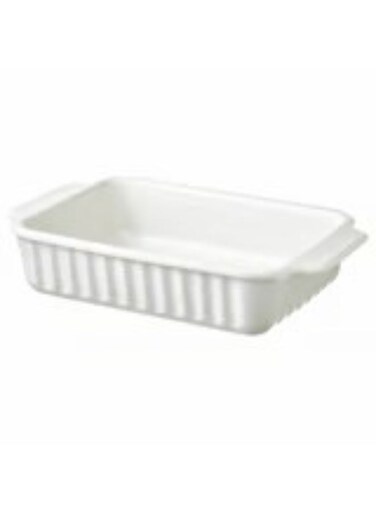 dish off white 30x20 cm