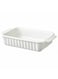 dish off white 30x20 cm