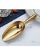 Stainless Steel Gold Ice Scoop &acirc;&euro;&ldquo; 6 OZ Titanium Golden Plating Ice Scooper &acirc;&euro;&ldquo; Multi-Purpose Metal Scoop for Ice Maker, Candy, Wedding Buffet, Kitchen, Bar, Party &acirc;&euro;&ldquo; Pet Animal Dog Food Scoop, Beach Shovel