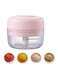 Mini Onion Chopper and Garlic Chopper Pink 9.2x9.2x10.5cm