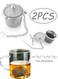 Pcs Tea Strainers for Loose Tea Extra Fine Mesh 304 Stainless Steel Cleaner Basket 4.5x4cm Silver for Daily Tea Brewing Family Tea Gatherings Ramadan Iftar Suhur Coffee Service Home Afternoon Tea