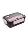 Large Capacity Lunch Box - 3 Compartment Lunch Container for Adults and Children, Food Grade Plastic Lunch Box with Spoon and Fork