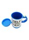 Stirring Mug Silver/Blue/Black