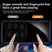 Muzz Oppo A78 Screen Protector, Full Glue, Bubble Free, Anti-Scratch, Anti-Fingerprint, 9H Hardness 3D Curved Edge Tempered Glass Screen Protector for Oppo A78 5G 2023 5D Black Glass (2pack)