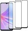 Muzz Oppo A78 Screen Protector, Full Glue, Bubble Free, Anti-Scratch, Anti-Fingerprint, 9H Hardness 3D Curved Edge Tempered Glass Screen Protector for Oppo A78 5G 2023 5D Black Glass (2pack)