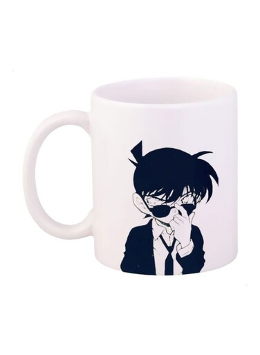 Print Detective Conan Printed Mug White/Black Standard